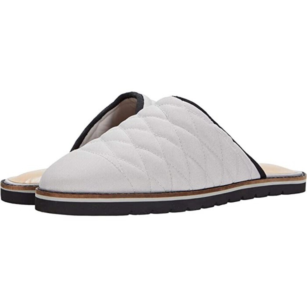 RSVP Isela Slippers Womens US 7.5 Gray Quilted Closed Toe Slip On Mules JOBB1624